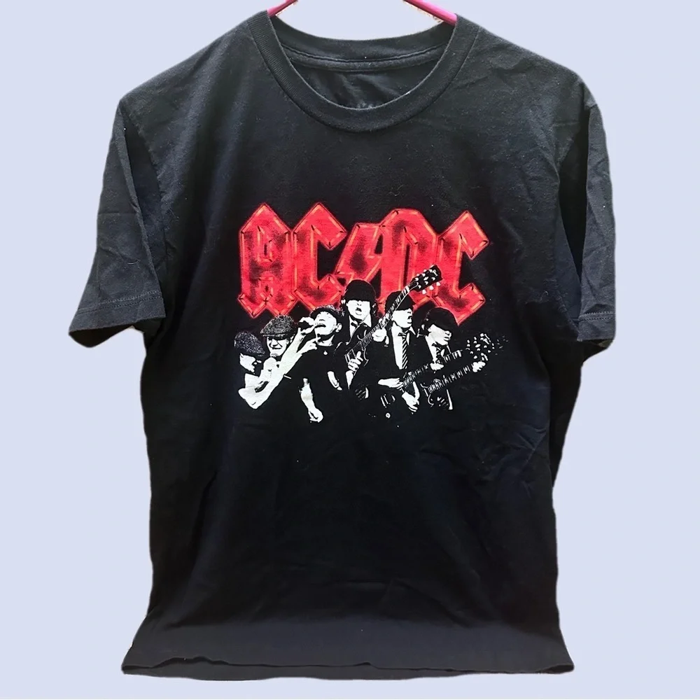 AC/DC Black Graphic T-Shirt size M